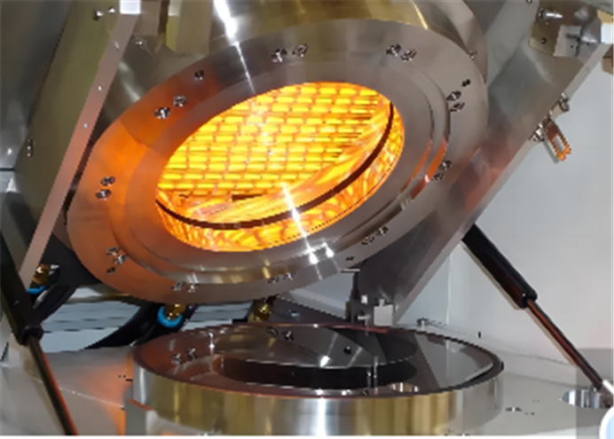 Fuel cell catalyst drying lamp