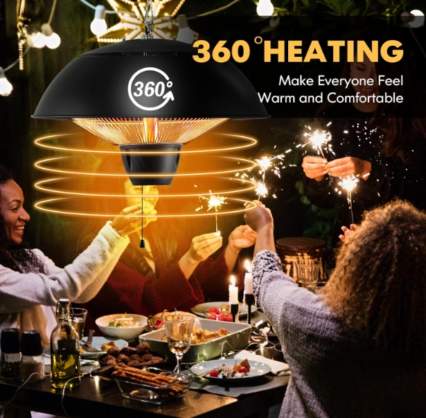 Factory ceiling radiant heater