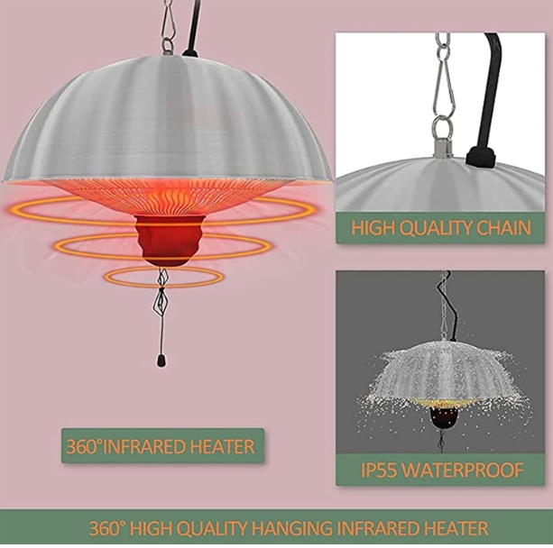Carbon fiber outdoor heater