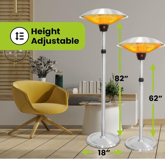 Wall mount vs floor stand patio heater